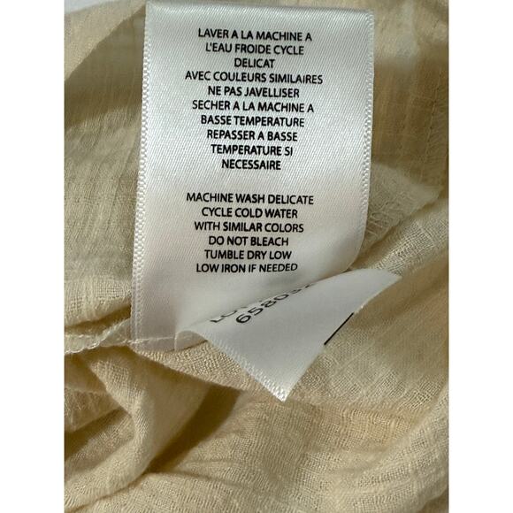 Tribal Jeans Boho Embroidered Top with Tassels NWOT Size M - Picture 5 of 12